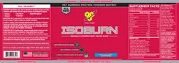 Label for Isoburn Vanilla Ice Cream