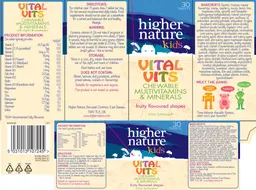 Label for Vital Vits