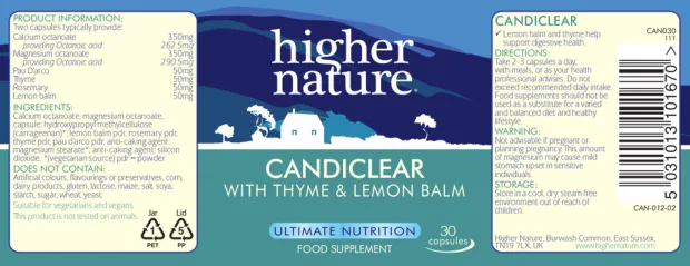 Label for Candiclear