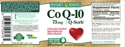Label for Co Q-10 75 mg
