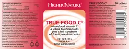 Label for True Food C