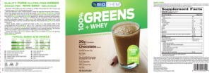 100% Greens+Whey Chocolate