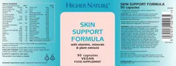 Label for Skin Support Formula