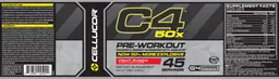 Label for C4 50x Fruit Punch