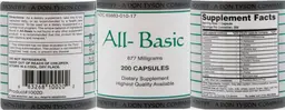 Label for All- Basic 677 Milligrams
