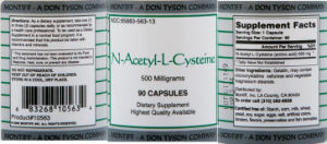 N-Acetyl-L-Cysteine 500 Milligrams