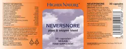 Label for Neversnore