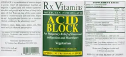 Label for Acid Block