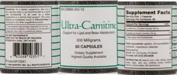 Label for Ultra-Carnitine 300 Milligrams