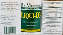 Label for Liqui-D3