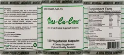 Label for Vas-Cu-Care