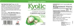 Label for Kyolic Formula 100