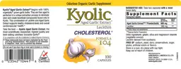 Label for Kyolic Lecithin Formula 104