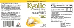 Label for Kyolic Lecithin