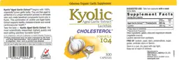 Label for Kyolic Lecithin
