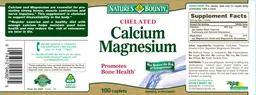Label for Calcium Magnesium