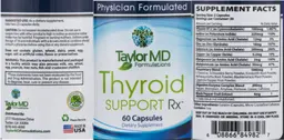 Label for Thyroid Support Rx