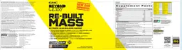Label for Re-Built Mass Cookies & Cream
