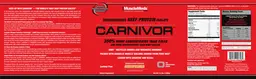 Label for Carnivor Peanut Butter