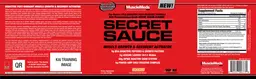 Label for Secret Sauce Orange