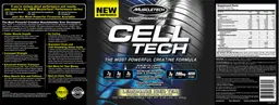 Label for Cell Tech Lemonade Iced Tea