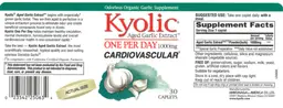 Label for Kyolic One Per Day 1000 mg