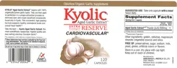 Label for Kyolic Extra Strength Reserve