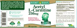 Acetyl L-Carnitine 250 mg
