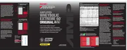 Label for Amplified Wheybolic Extreme 60 Original Banana Cream