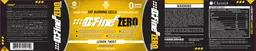 Label for D-Fine8 Zero Sugar Lemon Twist