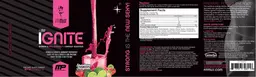 Label for FitMiss Ignite Strawberry Margarita