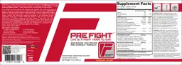 Label for Pre Fight Tropical Blast