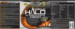 Label for Anabolic Halo Hardcore Pro Series Orange Avalanche