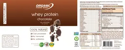 Label for Whey Protein Chocolate