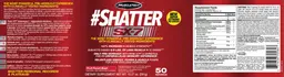Label for #Shatter SX-7 Fruit Punch Blast
