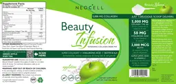 Label for Beauty Infusion Appletini