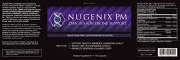 Label for Nugenix PM ZMA Testosterone Support