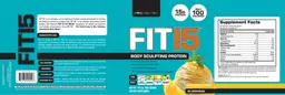 Label for Fit15 Tangy Orange Cream