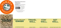 Label for Organic Pink Fijian Ginger