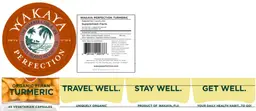 Label for Organic Fijian Turmeric