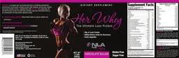 Label for Her Whey Chocolate Eclair