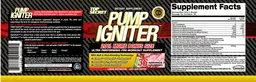 Label for Pump Igniter Cherry Limeade
