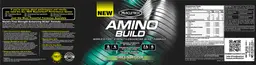 Label for Amino Build Green Apple
