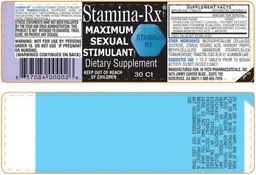 Label for Stamina-Rx