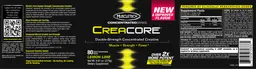 Label for Creacore Lemon Lime