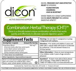Label for Combination Herbal Therapy (CHT)