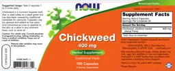 Label for Chickweed 400 mg