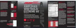 Label for Amplified Wheybolic Extreme 60 Vanilla