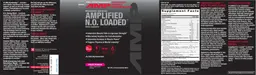Label for Amplified N.O. Loaded Fruit Punch