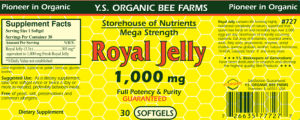 Royal Jelly 1,000 mg